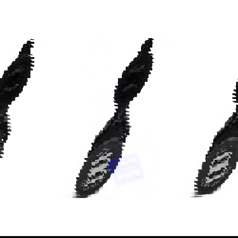 Automotive Replacement Parts; Application: 2-Port Socket Style USB (Blue Surround)